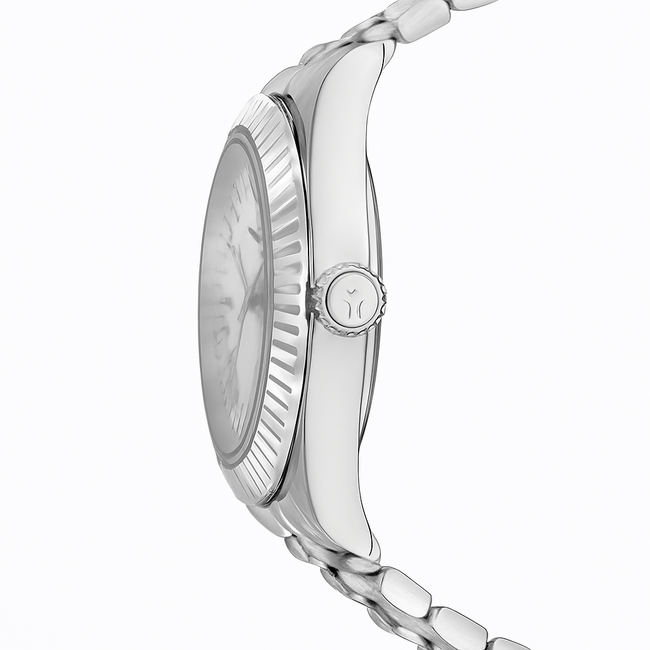 Ricecgo Blanc – herenhorloge met stalen band en klassiek design