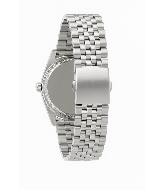 Ricecgo Luxe Herenhorloge Zilver Parelmoer Wit