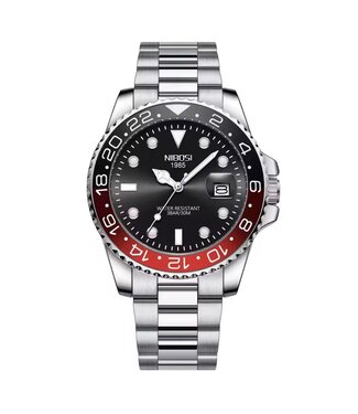 Nibosi Luxe Herenhorloge – GMT Sport Edition