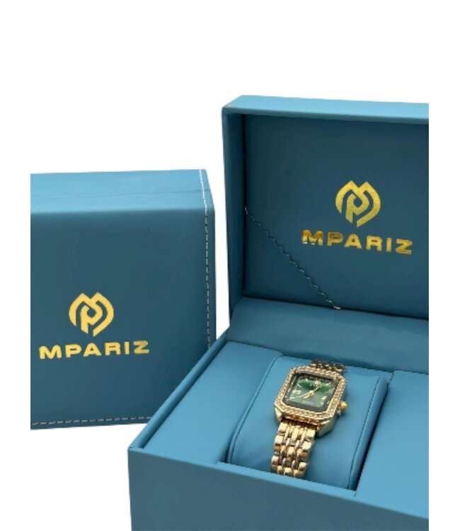 Ximili Dameshorloge Goud & Parelmoer Wit