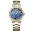 Curren Luxe Dameshorloge Zilver Goud & Blauw