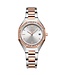 Nibosi Dameshorloge Zilver Rosé &  Parelmoer Wit