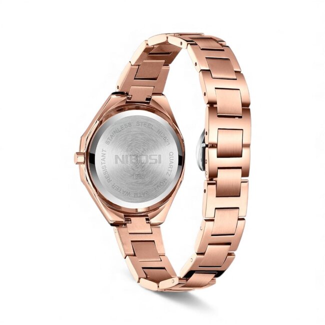 Nibosi Amélie – dameshorloge met stalen band en verfijnd design