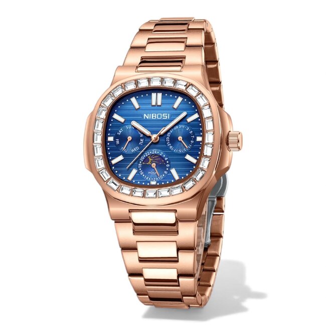 Nibosi Lumière – herenhorloge met stalen band en verfijnd design