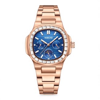 Nibosi Herenhorloge Rosé & Blauw