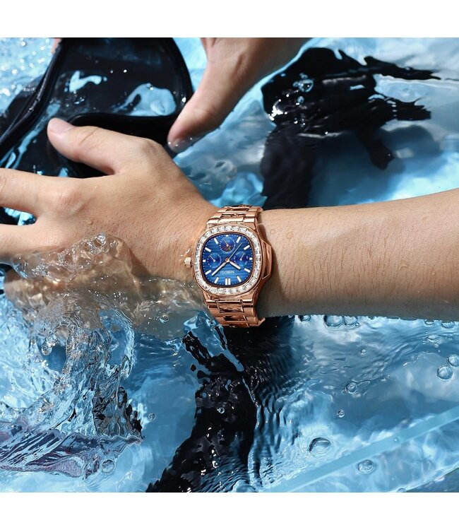 Nibosi Herenhorloge Blauw