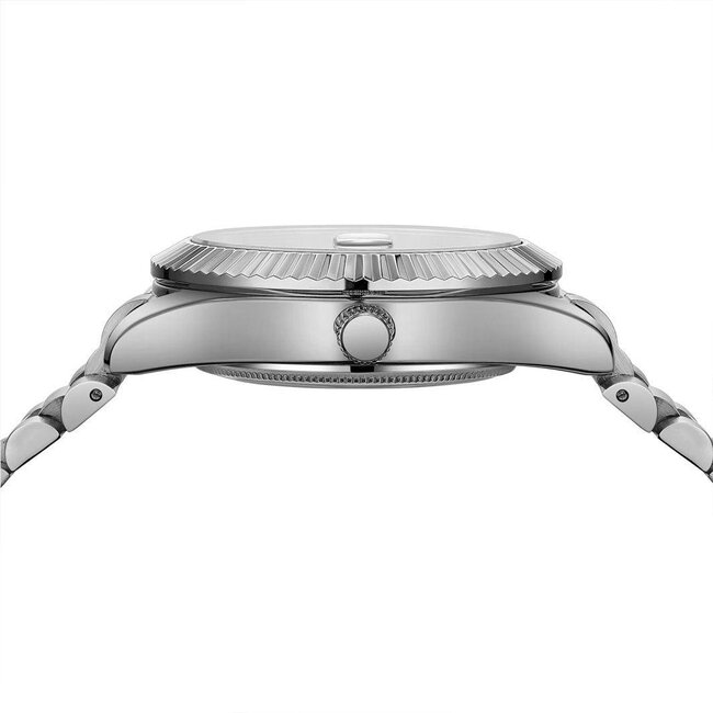 Nibosi Herenhorloge Zilver & Mint Daimond