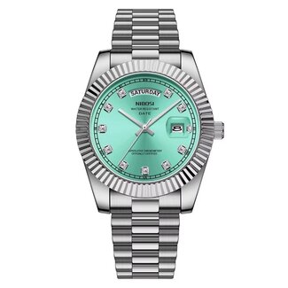 Nibosi Zilver & Mint Daimond