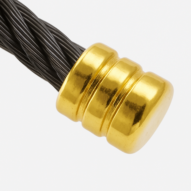 Mpariz Luxe Heren armband   Goud  Titanium