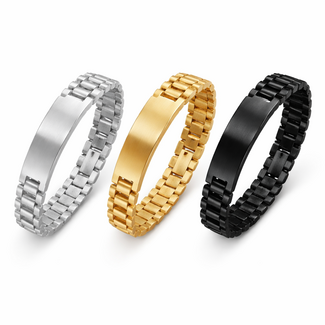 Mpariz Dames & Herenarmbanden  Titanium  RVS