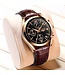 Lige Luxe Herenhorloge Rosé  (Blauw/Zwart/Wit)
