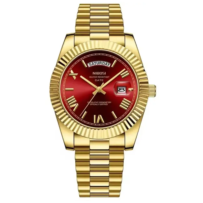 Nibosi Orléans – herenhorloge met stalen band en klassiek design