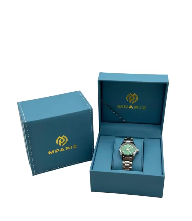 Chenxi Dameshorloge Zilver (Roze/Groen)