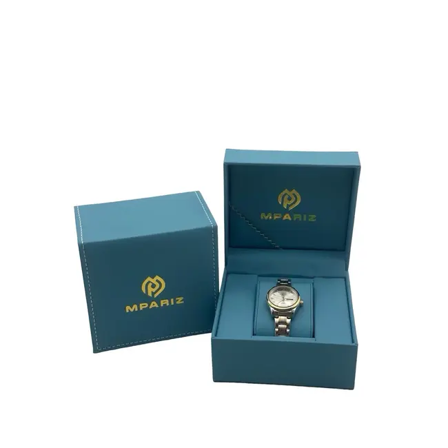 Olevs Luxe Dameshorloge Zilver Goud (Blauw/Zwart/Wit)