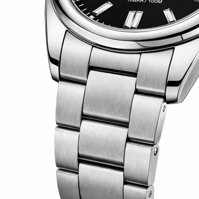 Benyar Novar – herenhorloge met stalen band en klassiek design