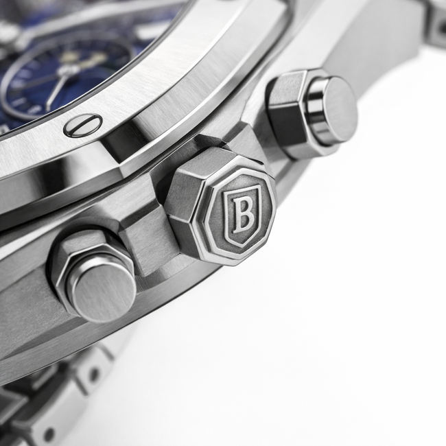 Binbond Octava Chrono – herenhorloge met stalen band en sportief design