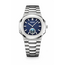 Binbond Luxe Herenhorloge Zilver Blauw