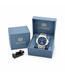 Binbond Luxe Herenhorloge Zilver Blauw