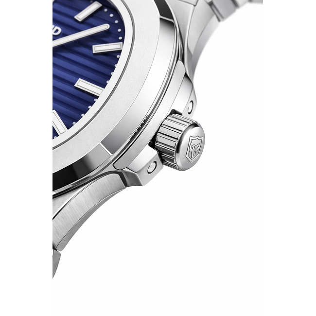 Binbond Meridian Bleu – herenhorloge met stalen band en modern design