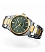 Curren Luxe Herenhorloge Zilver Goud (Groen/Wit)