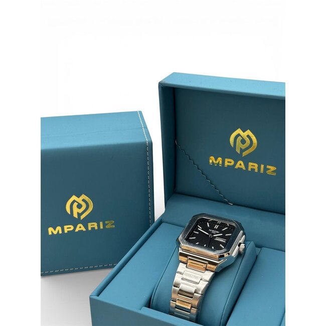 Nibosi Herenhorloges Zilver (Groen/Zwart)