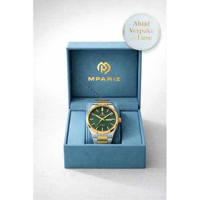 Poedagar Montreux – herenhorloge met stalen band en elegant design