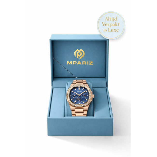 Nibosi Lumière – herenhorloge met stalen band en verfijnd design