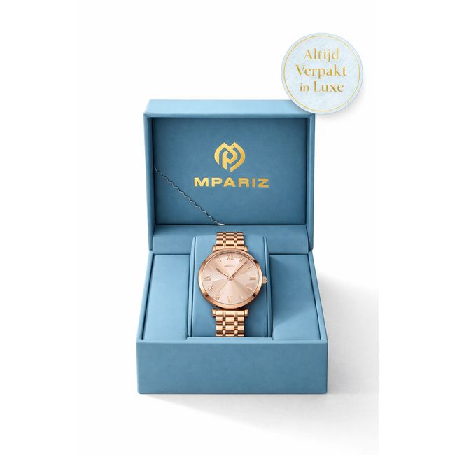 Nibosi Colette – dameshorloge met stalen band en elegant design