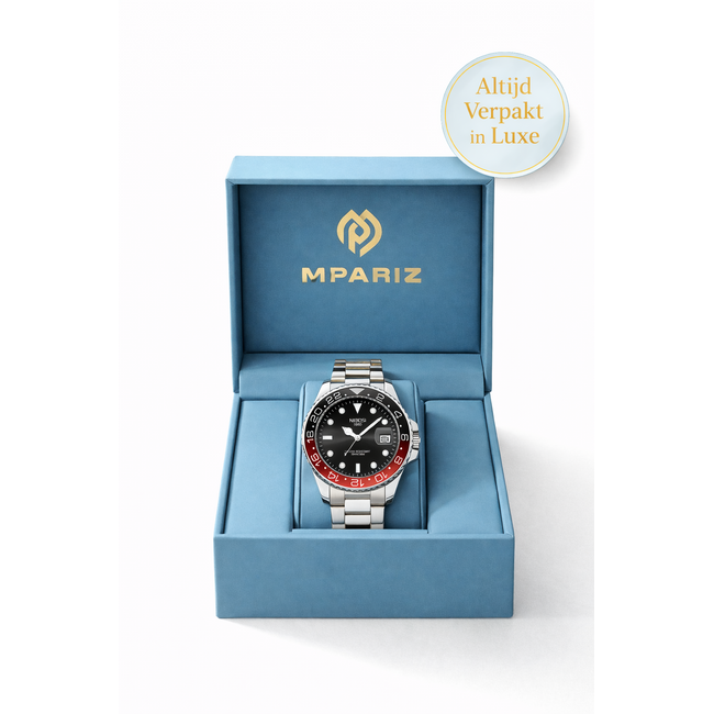 Nibosi Horizon – herenhorloge met stalen band en sportief design