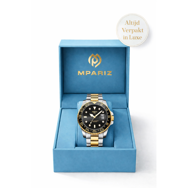 Nibosi Sovereign – herenhorloge met stalen band en luxe design