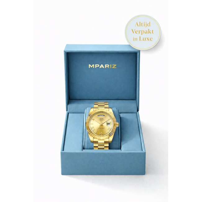 Nibosi Herenhorloge Goud (Goud/Rood/Wit/Chocolate/Blauw)