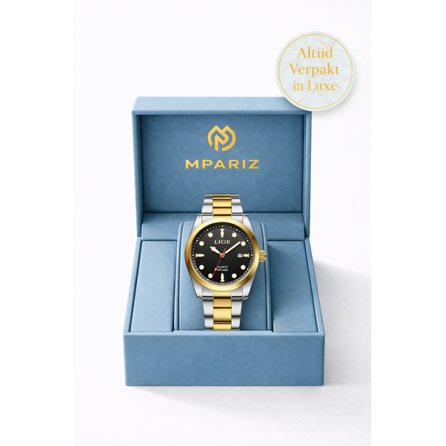 Lige Regant – herenhorloge met stalen band en minimalistisch design