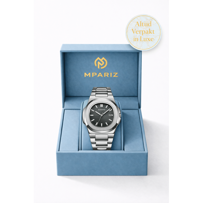 Mpariz Stratos – herenhorloge met stalen band en modern design