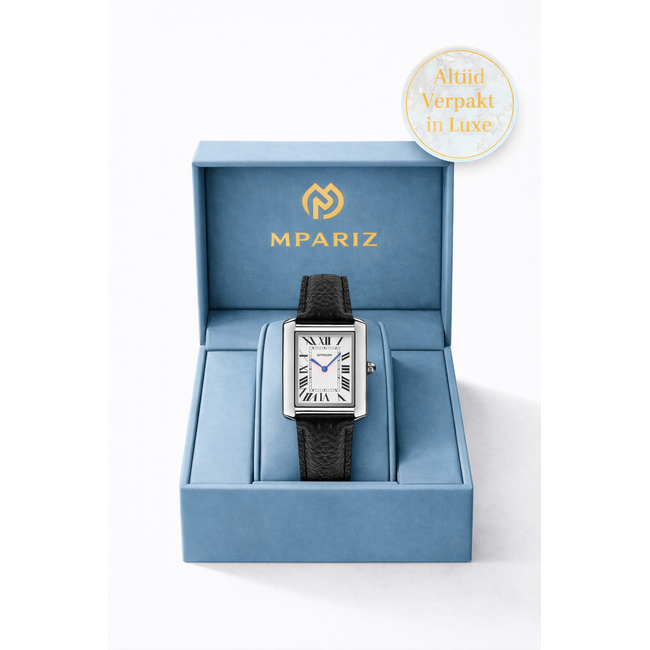 Mpariz Élégance – herenhorloge met leren band en klassiek design