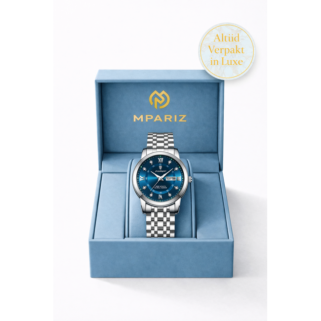 Poedagar Astral – herenhorloge met stalen band en verfijnd design