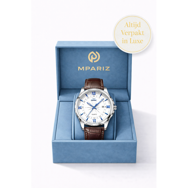 OPK Astoria – herenhorloge met leren band en klassiek design