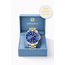 Lige Luxe Herenhorloge Blauw/Zwart