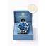 Olevs Luxe herenhorloge Zilver (Blauw/Zwart)