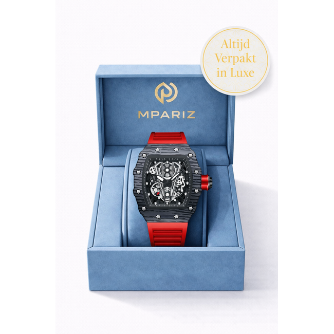 Mpariz Luxe Herenhorloge Rood