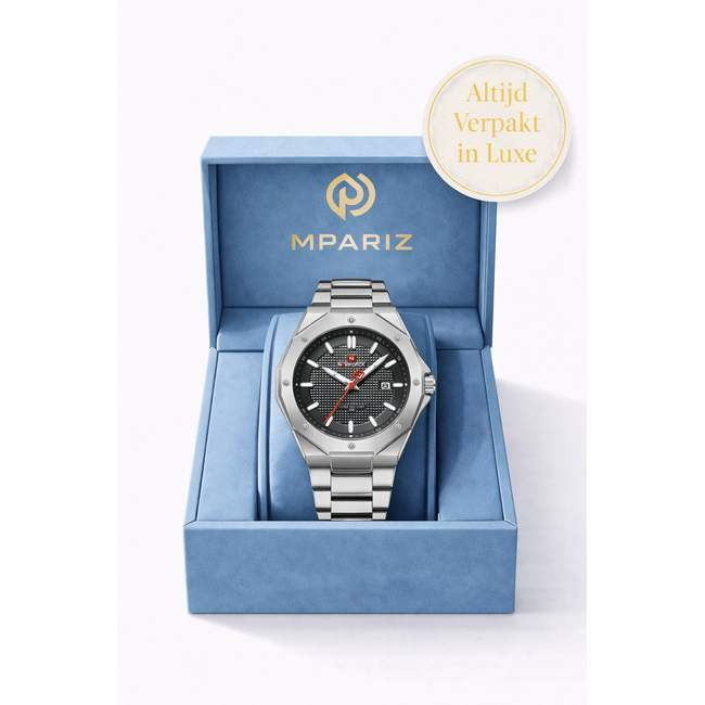 Naviforce luxe Herenhorloge Zilver zwart