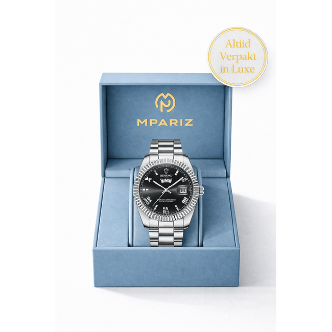 Binbond Gravon – herenhorloge met stalen band en klassiek design