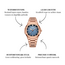 Nibosi Herenhorloge Rosé (Blauw/Wit)