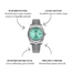 Nibosi Celestine – herenhorloge met stalen band en verfijnd design