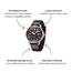 Lige Obsidian – herenhorloge met rubber band en sportief design