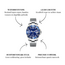 Lige Oceane – herenhorloge met stalen band en sportief design