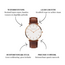 Hannah Martin Minimalis – Herenhorloge met leren band en minimalistisch design