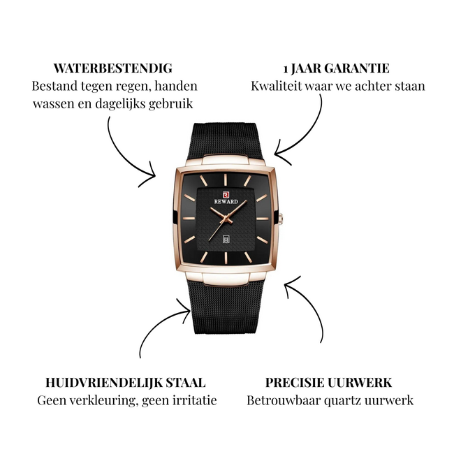 Reward Luxe Herenhorloge Rosé