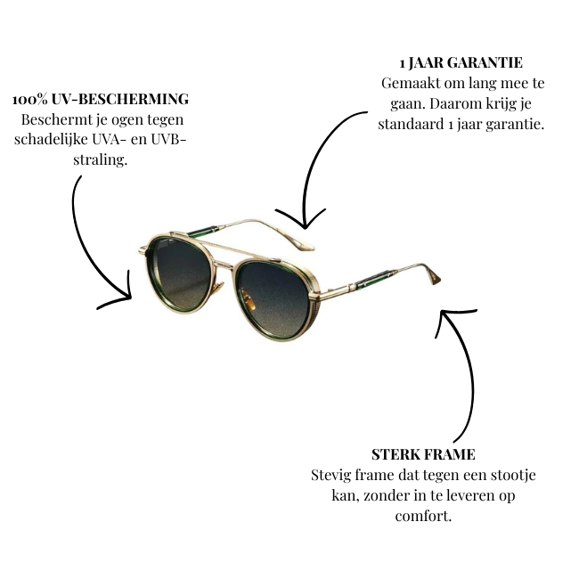 Mpariz - Emerald Horizon Zonnebril