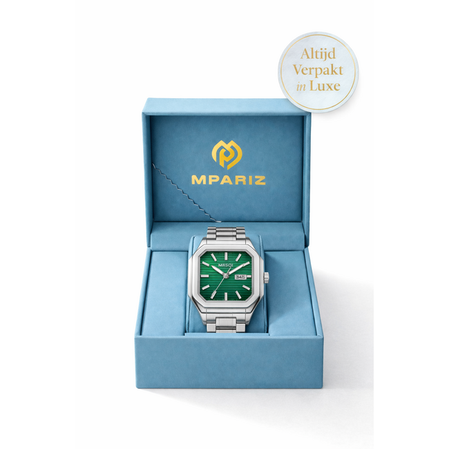 Nibosi Riviera – herenhorloge met stalen band en modern design