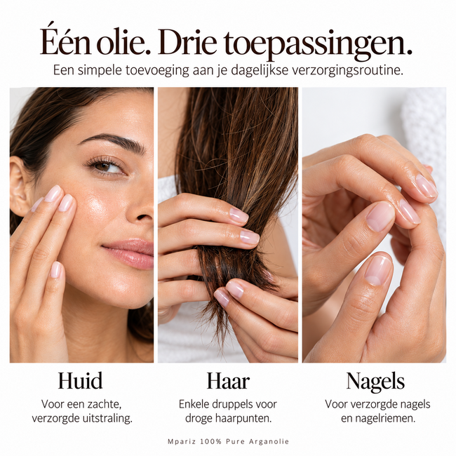 Mpariz 100% Pure Arganolie 100ml – Duurzaam, Biologisch & Luxe